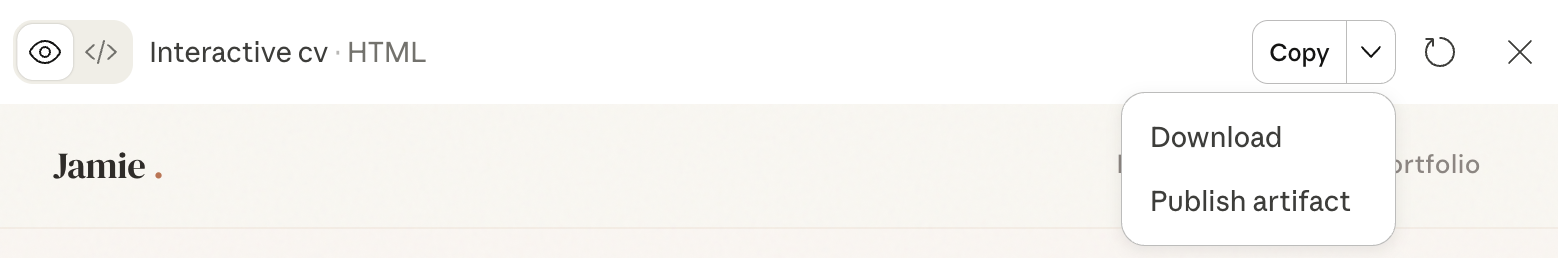 Downloading your file from Claude